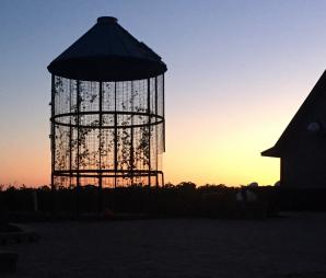 Sunsets are gorgeous at Pedretti's Party Barn, Viroqua