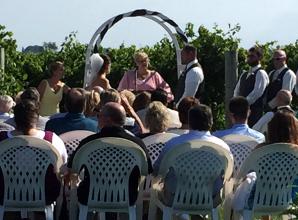 Vineyard Wedding (Viner 2015) Pedretti's Party Barn, Viroqua