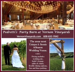 Wedding Venue Reservations, Pedretti's Party Barn, Viroqua