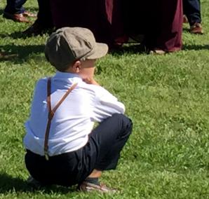 The littlest member of the wedding party, Pedretti's Party Barn, Viroqua32
