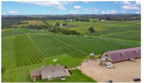 Aerial View, Pedretti's Party Barn,Viroqua